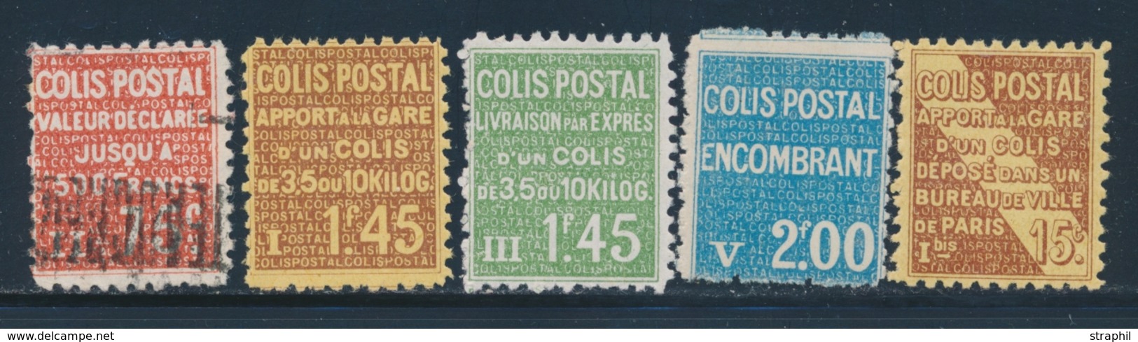 * COLIS POSTAUX - * - N°95/100 Sf N°97, N°98 Obl., N°100* - TB - Mint/Hinged