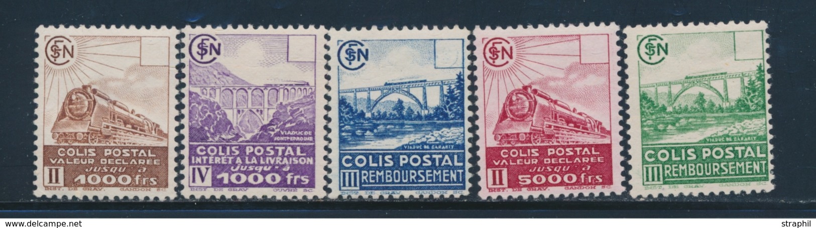 ** COLIS POSTAUX - ** - N°177a/80a - Dt N°180a - S/valeurs - B - Ungebraucht