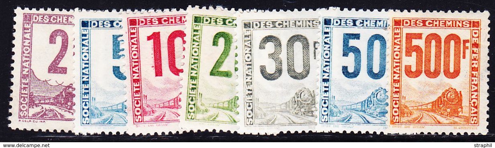 * COLIS POSTAUX  - PETITS COLIS  - * - N°2, 4, 10/11, 13, 25, 30 - 7 Valeurs - TB - Used