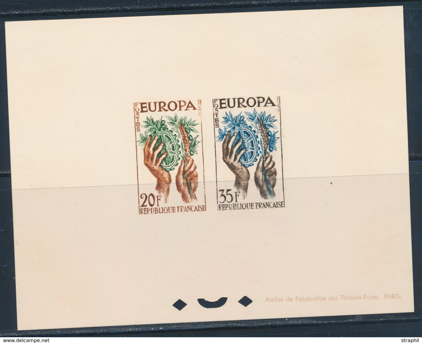 (*) EPREUVE COLLECTIVE - (*) - N°1122/23 - EUROPA 1957 - TB - Artist Proofs