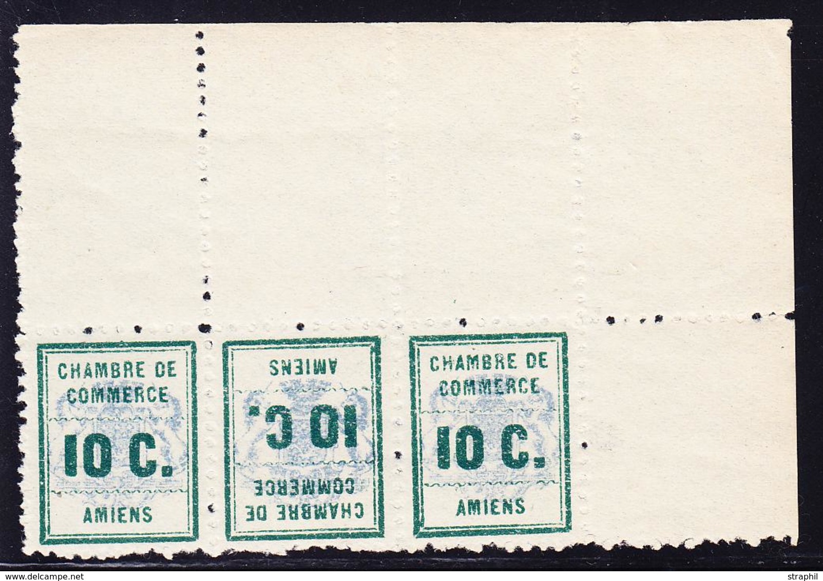 ** TIMBRES DE GREVE  - ** - N°1 - Bde De 3 - CDF Dt N°16 Se Tenant - TB - Other & Unclassified