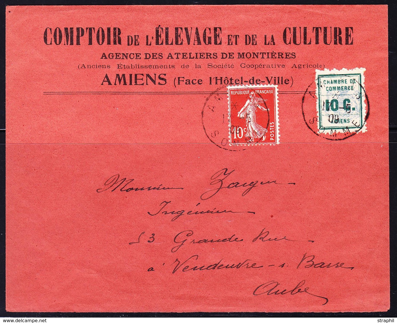 S/L TIMBRES DE GREVE - S/L - N°1 + 138 - Càd Amiens 17.5.09 - Arrivée Vandoeuvre S/Barse 18.5.09 - TB - Autres & Non Classés