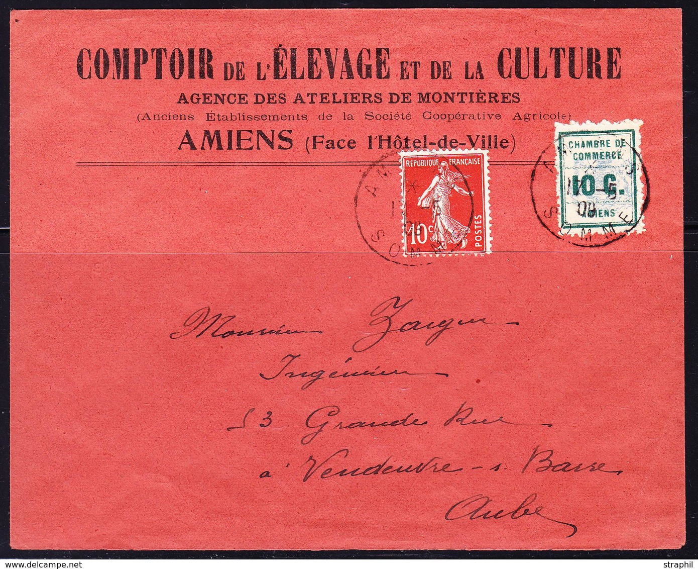 S/L TIMBRES DE GREVE - S/L - N°1 + 138 - Càd Amiens 17.5.09 - Arrivée Vandoeuvre S/Barse 18.5.09 - TB - Other & Unclassified