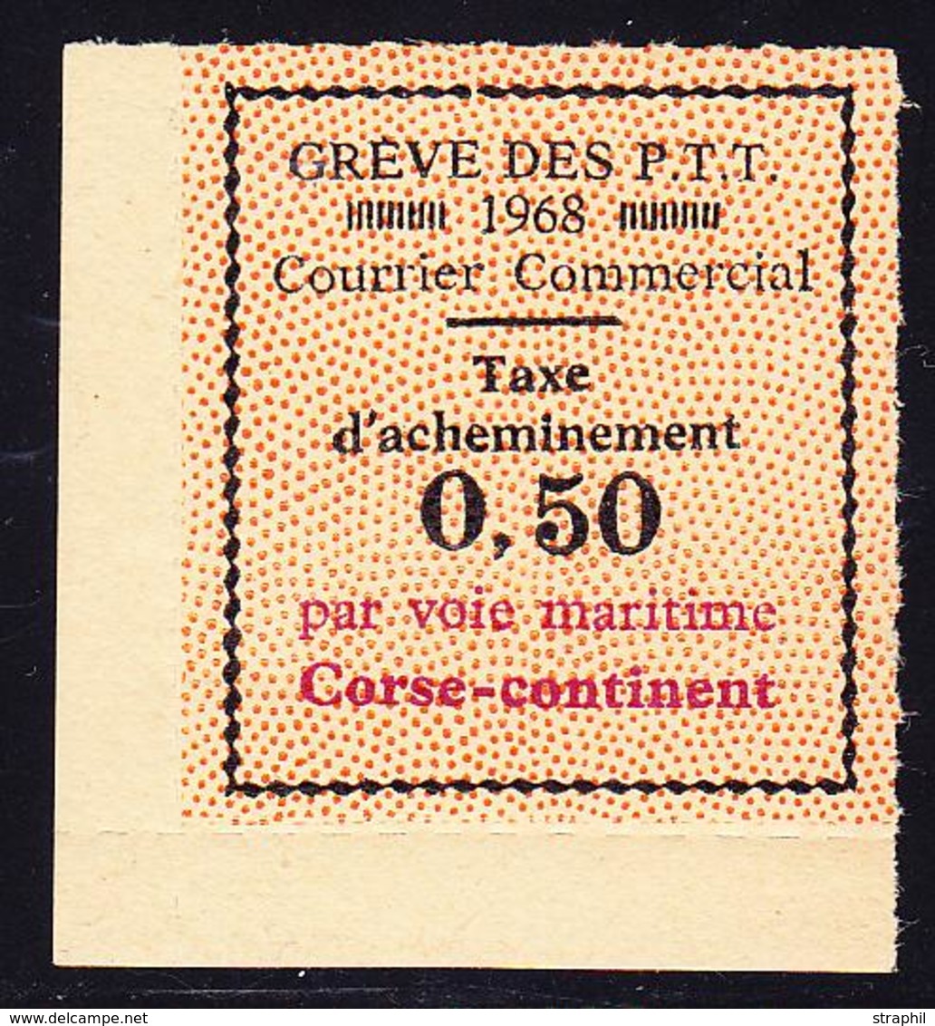 ** TIMBRES DE GREVE (REF. MAURY) - ** - N°15 MAU - Corse Continent - TB - Other & Unclassified
