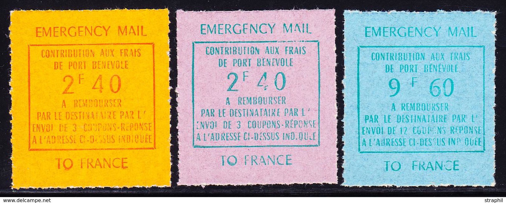 ** TIMBRES DE GREVE (REF. MAURY) - ** - N°24/5, 26 Jersey - TB - Autres & Non Classés