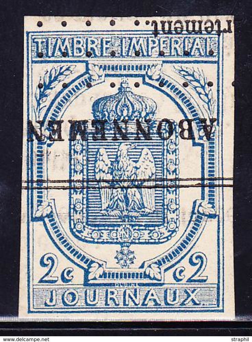 O TIMBRES JOURNAUX - O - N°2 - 2c Bleu - TB/SUP - Newspapers