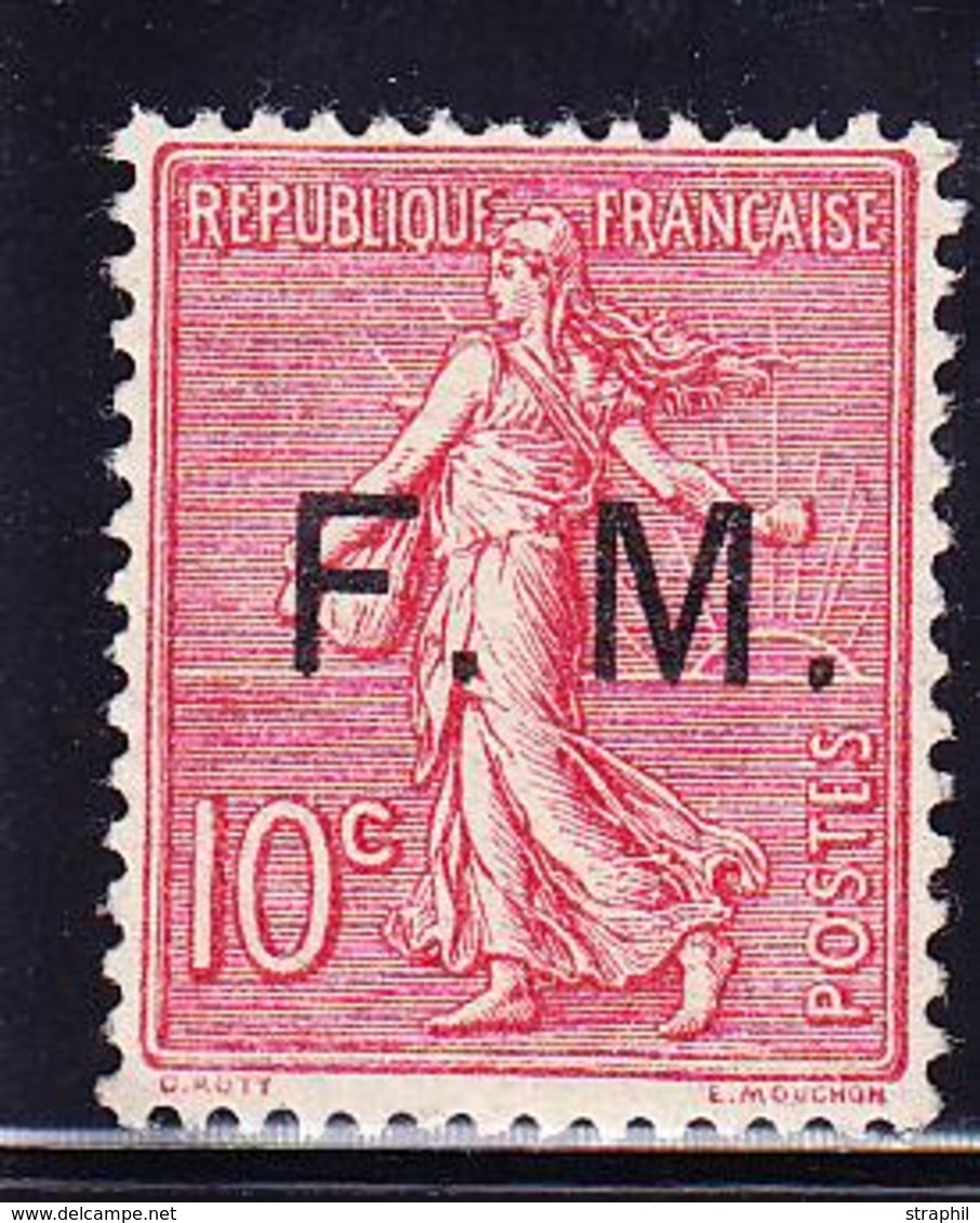 ** FRANCHISE MILITAIRE - ** - N°4 - 10c Rose - TB - Timbres De Franchise Militaire