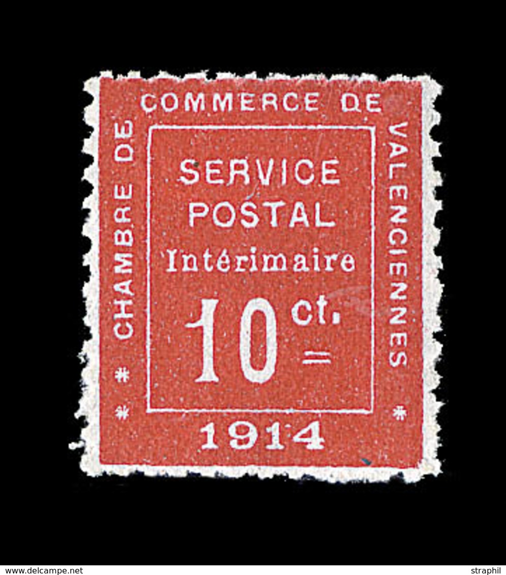 * TIMBRES DE GUERRE  - * - N°1 - Assez Bon Centrage - Signé Brun - TB - War Stamps
