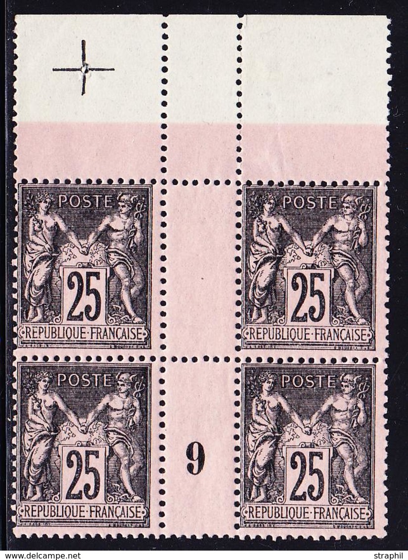 ** MILLESIMES - ** - N°97 - Mill.9 Ds Bloc De 4 - Bdf Avec Croix De Repère - TB - Millésimes