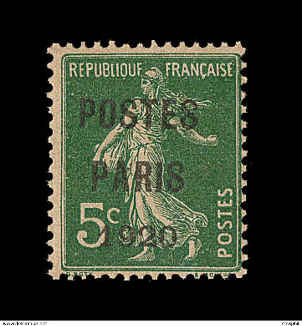 ** PREOBLITERES - ** - N°24b -papier GC - Signé Calves - TB - 1893-1947