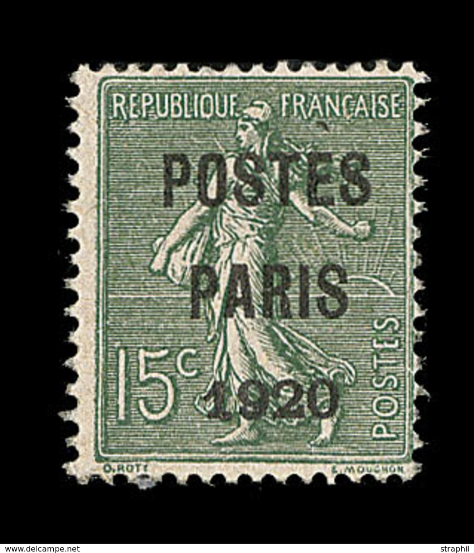 ** PREOBLITERES - ** - N°25 - Papier GC - TB - 1893-1947