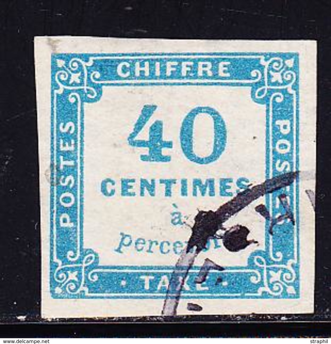 O TIMBRES TAXE - O - N°7 - 40c Bleu - TB - 1859-1959 Postfris