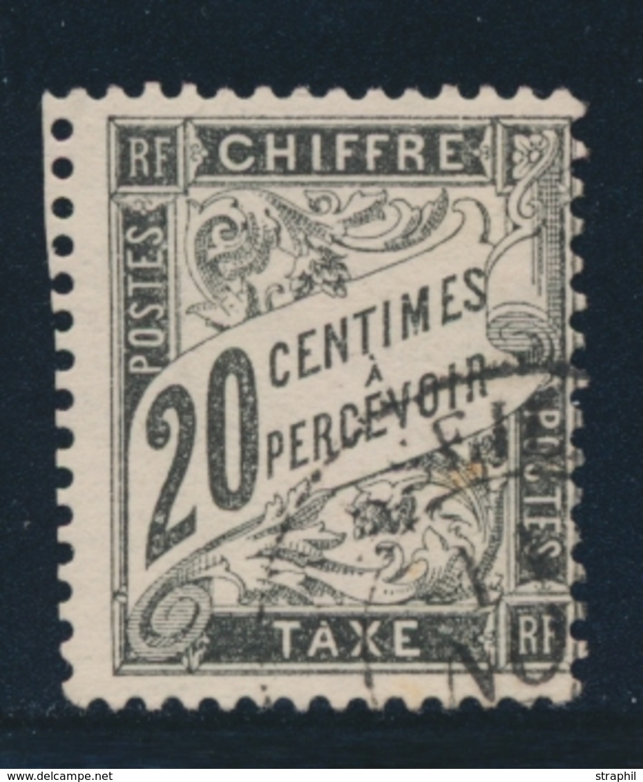 O TIMBRES TAXE - O - N°17 - 20c Noir - TB - 1859-1959 Neufs