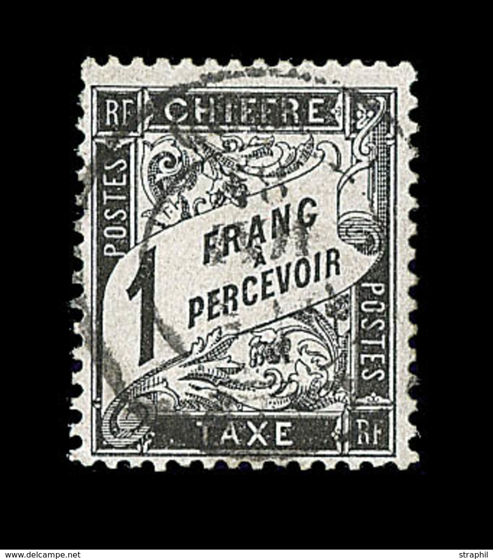 O TIMBRES TAXE - O - N°22 - 1F Noir - TB - 1859-1959 Neufs