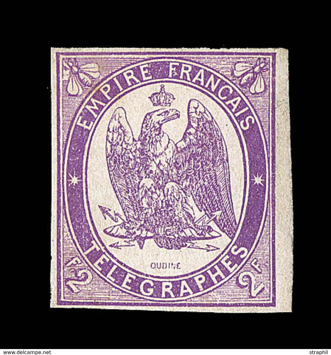 ** TIMBRES - TELEGRAPHE - ** - N°4 - 2F Violet - TB - Telegraph And Telephone