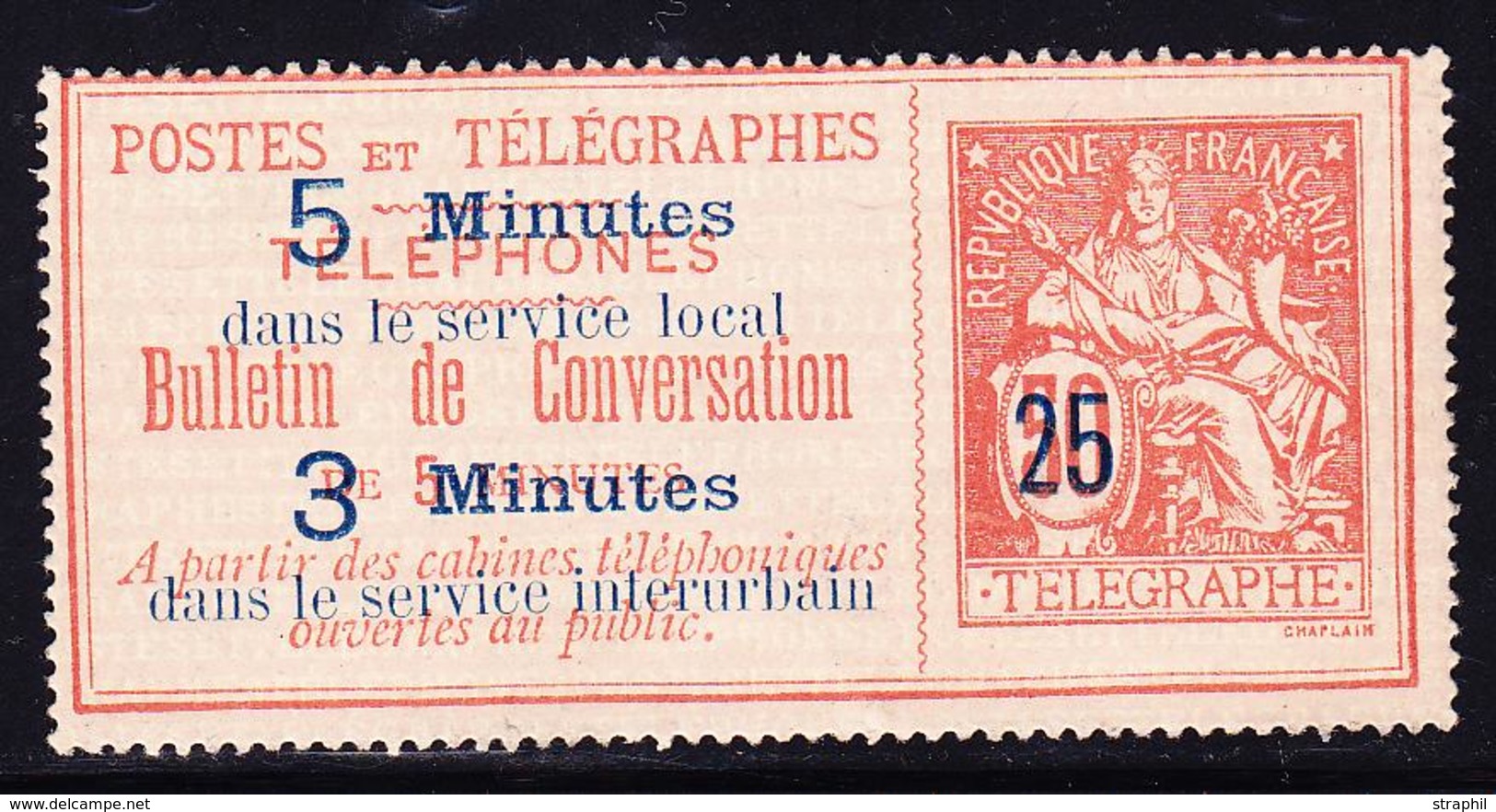 (*) TIMBRES - TELEPHONE - (*) - N°14 - TB - Telegraphie Und Telefon