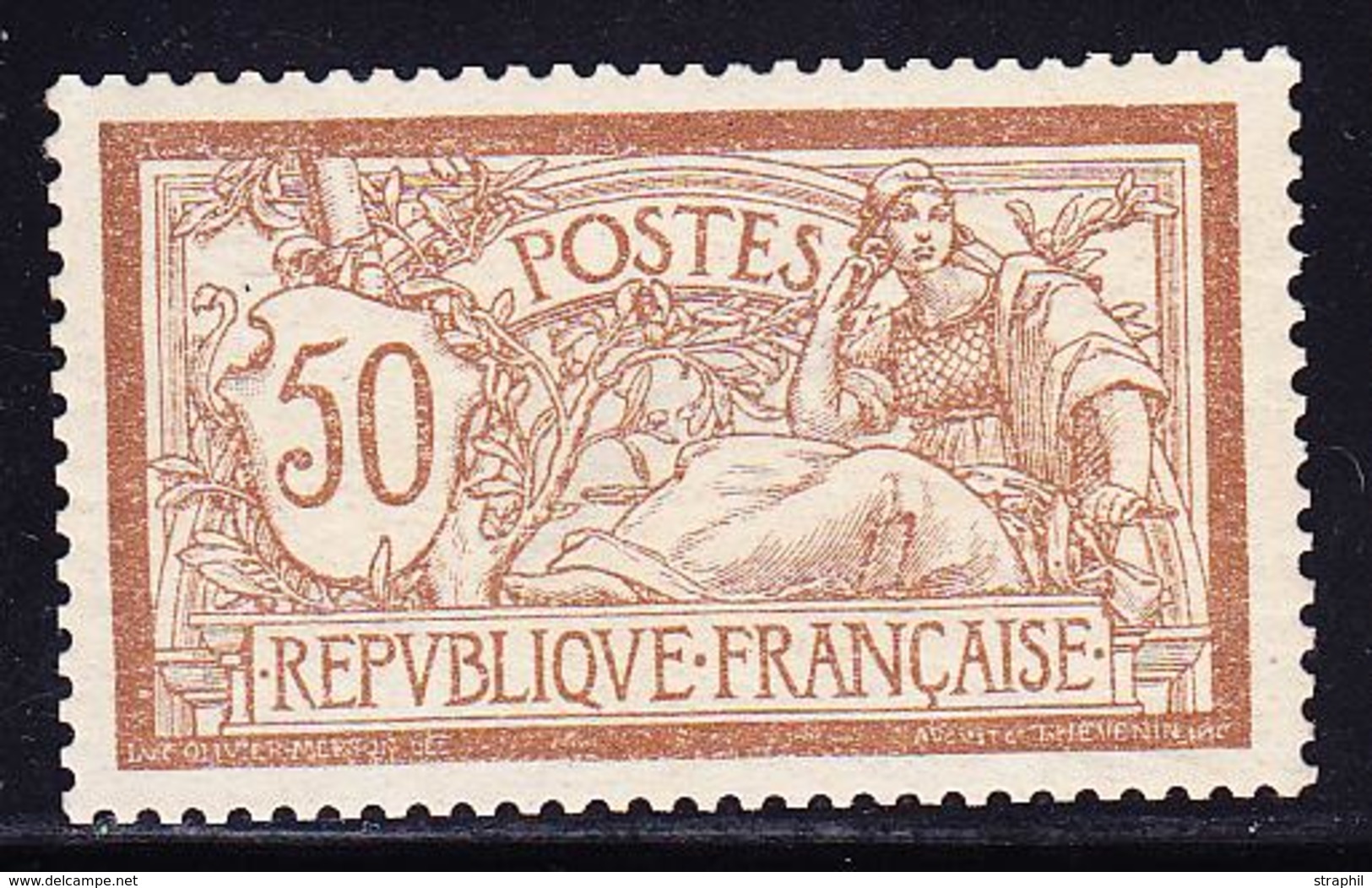 * VARIETES  - * - N°120c - Sans Teinte De Fond - Très Bon Centrage - Signé Calves - TB - Unused Stamps