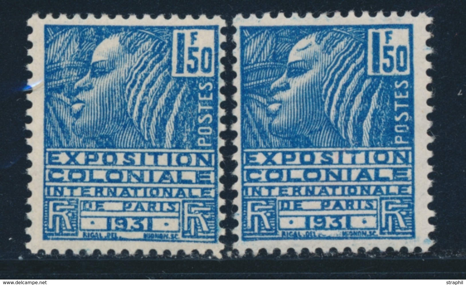 * VARIETES  - * - N°273 - Balafre Bleu Au Front - TB - Unused Stamps