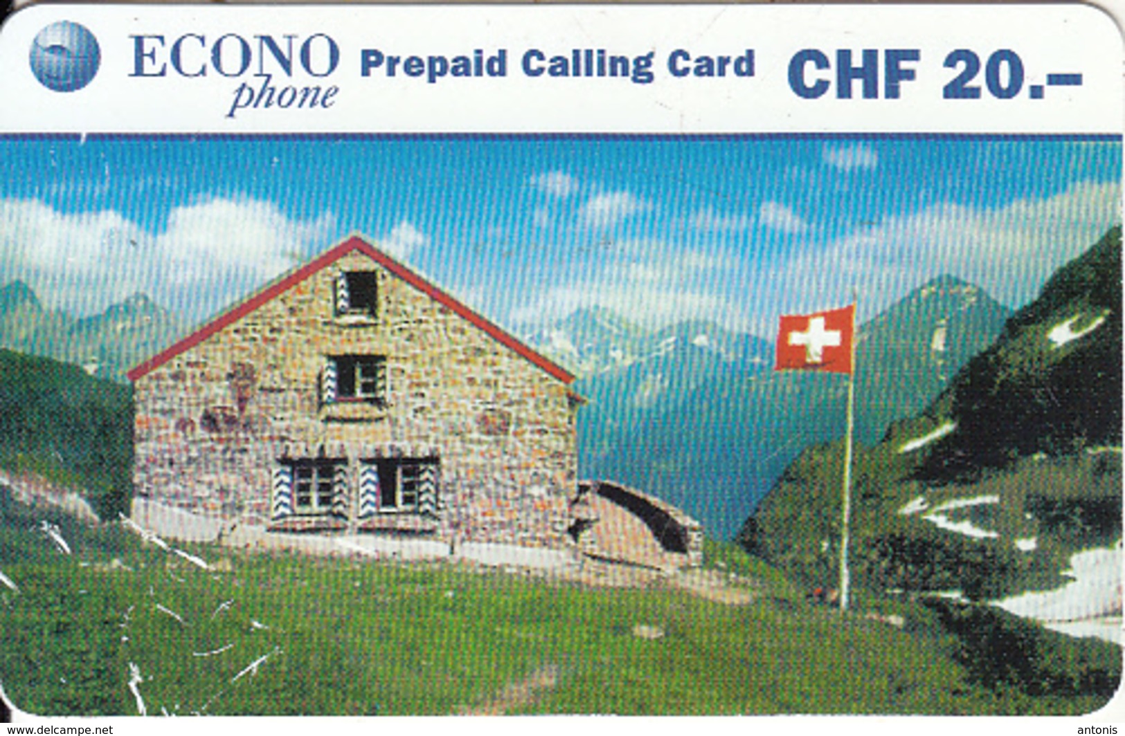 SWITZERLAND - EconoPhone Prepaid Card CHF 20, Used - Schweiz