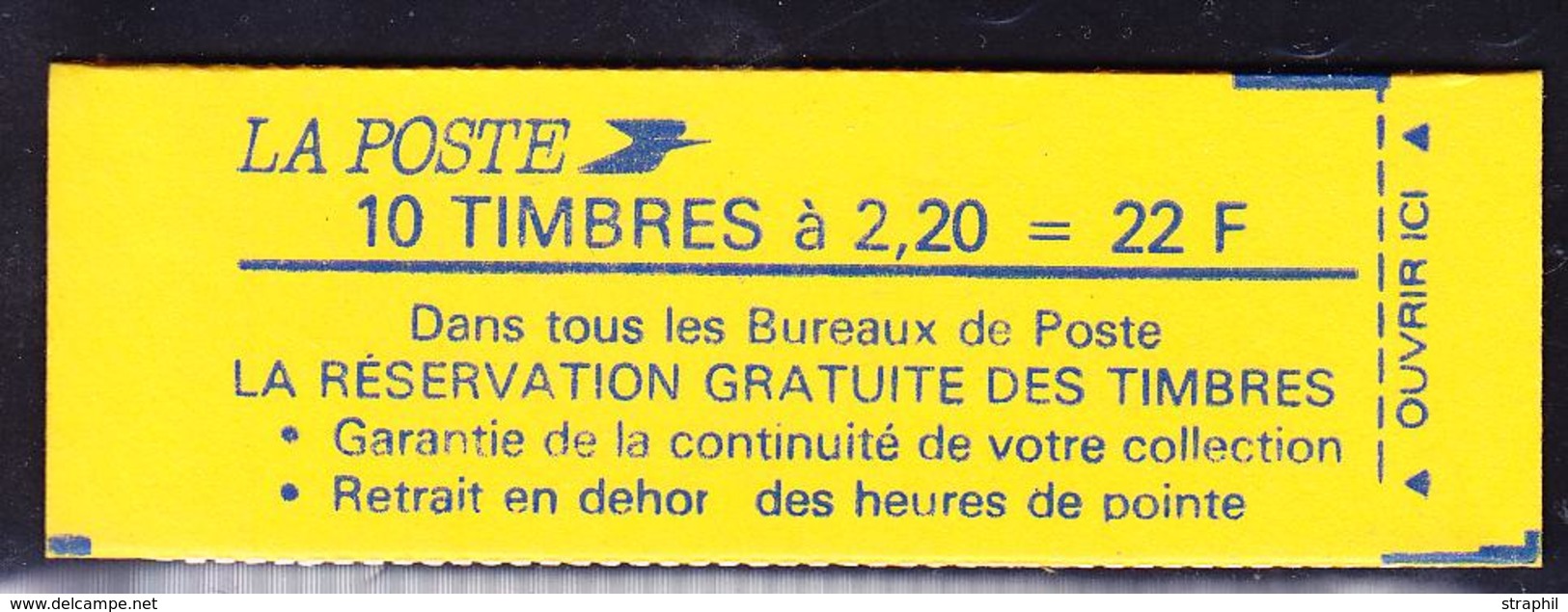 ** VARIETES - CARNETS - ** - N°2376 C11a - Sans "S" à Dehors - TB - Booklets