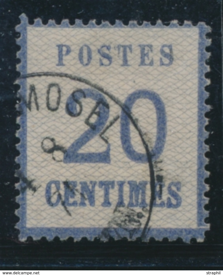 O TIMBRES D'ALSACE LORRAINE (1870-71) - O - N°6 - Etat 3 - Rare - TB - Autres & Non Classés