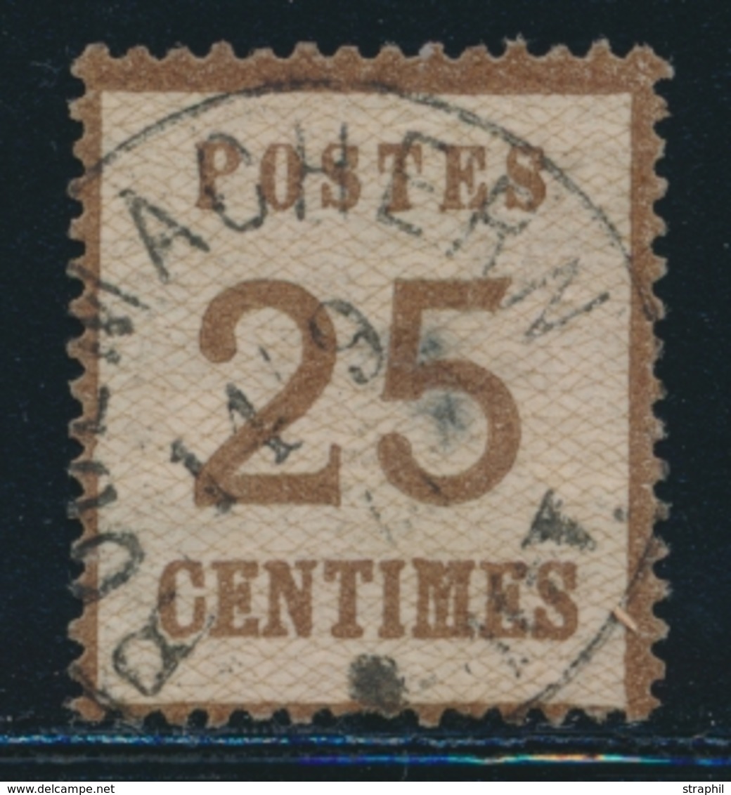 O TIMBRES D'ALSACE LORRAINE (1870-71) - O - N°7 - Obl. Rodemachen 11/9/71 - TB - Autres & Non Classés