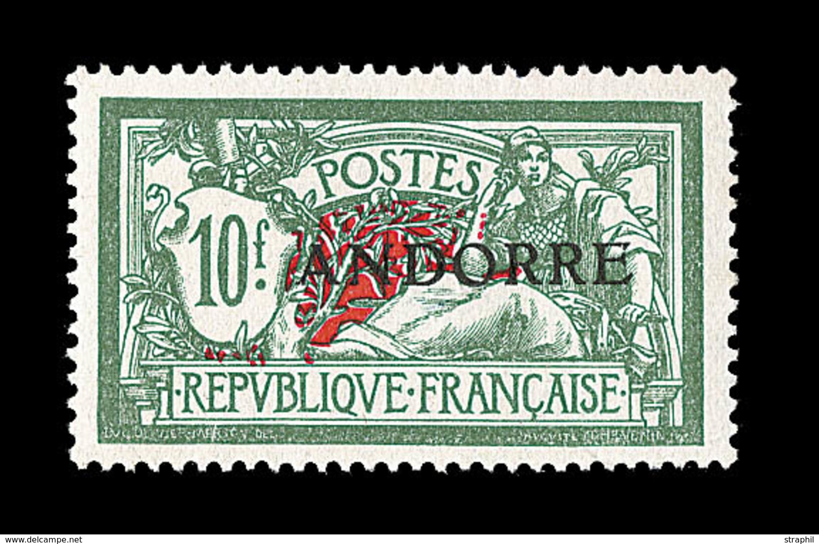 ** TIMBRES POSTE - ** - N°22 - 10F - Bon Centrage - TB - Ongebruikt