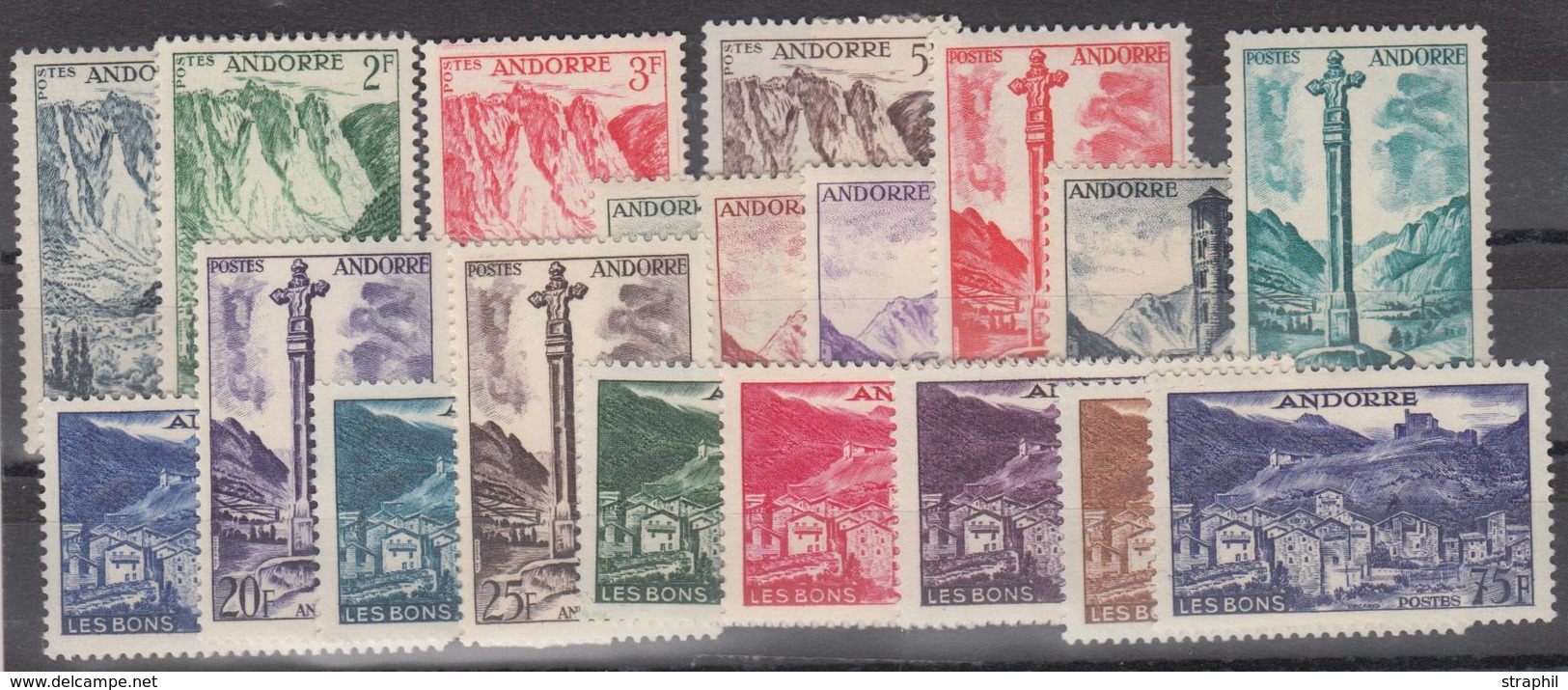 ** TIMBRES POSTE - ** - N°138/53 - 19 Val - TB - Unused Stamps