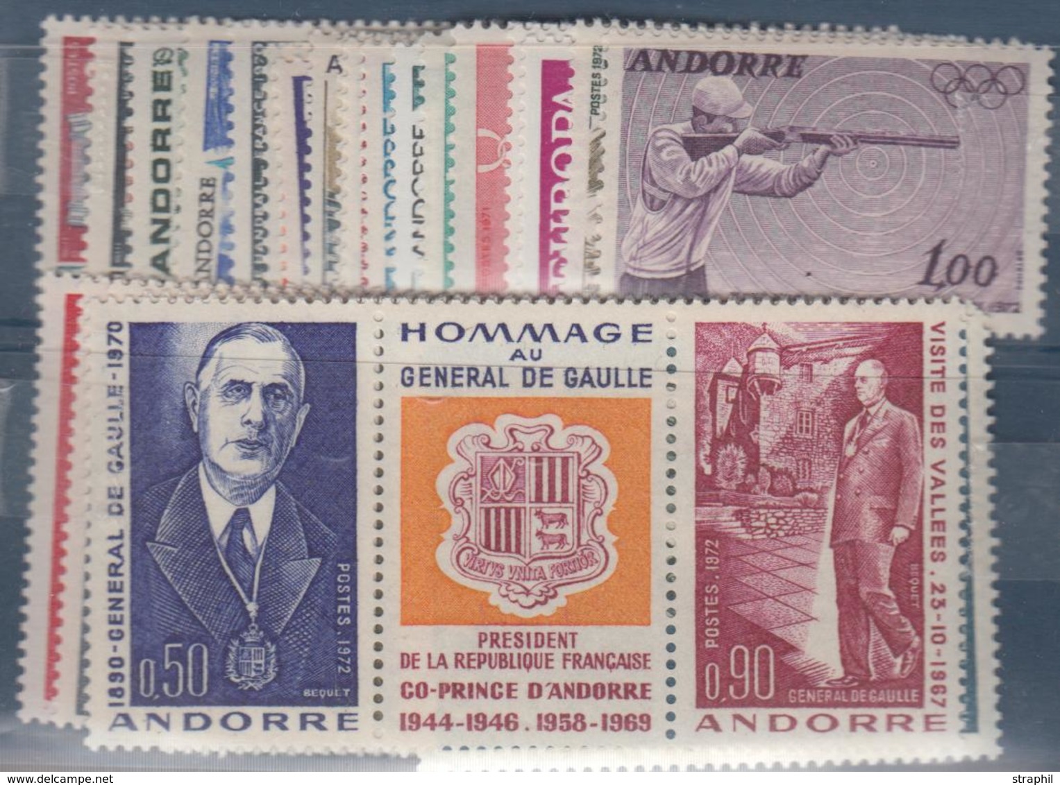 ** TIMBRES POSTE - ** - N°194/225A - Années 1969/72 - TB - Neufs