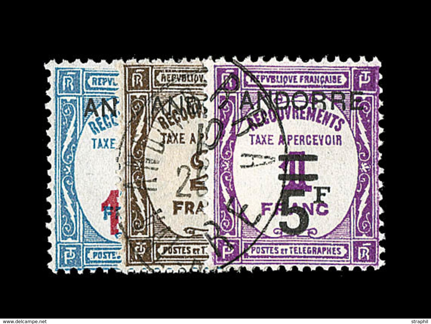 O TIMBRES TAXE  - O - N°9/15 - TB - Unused Stamps