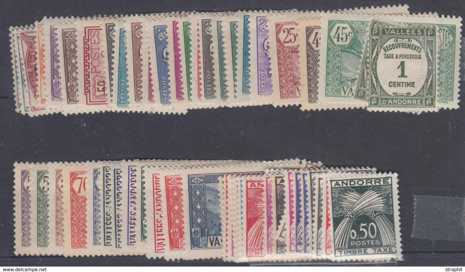 **/* LOTS ET COLLECTIONS - **/* - Lot D'env.50 Ex. Entre 1 Et 89 + Div. Taxes - TB - Neufs