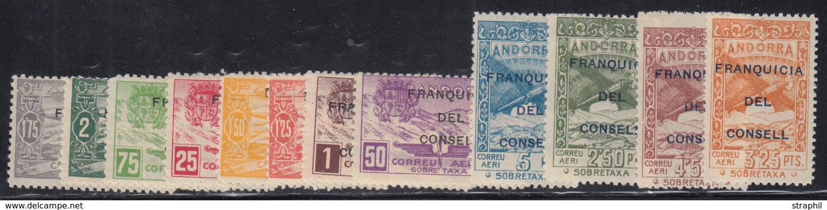 ** POSTE AERIENNE  - ** - N°2A/L - Série Litho - Surcharge De 1932 - TB - Unused Stamps