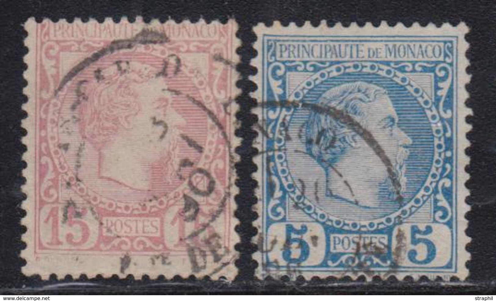 O TIMBRES POSTE - O - N°3, 5 - 5c Bleu Et 15c Rose - TB - Other & Unclassified