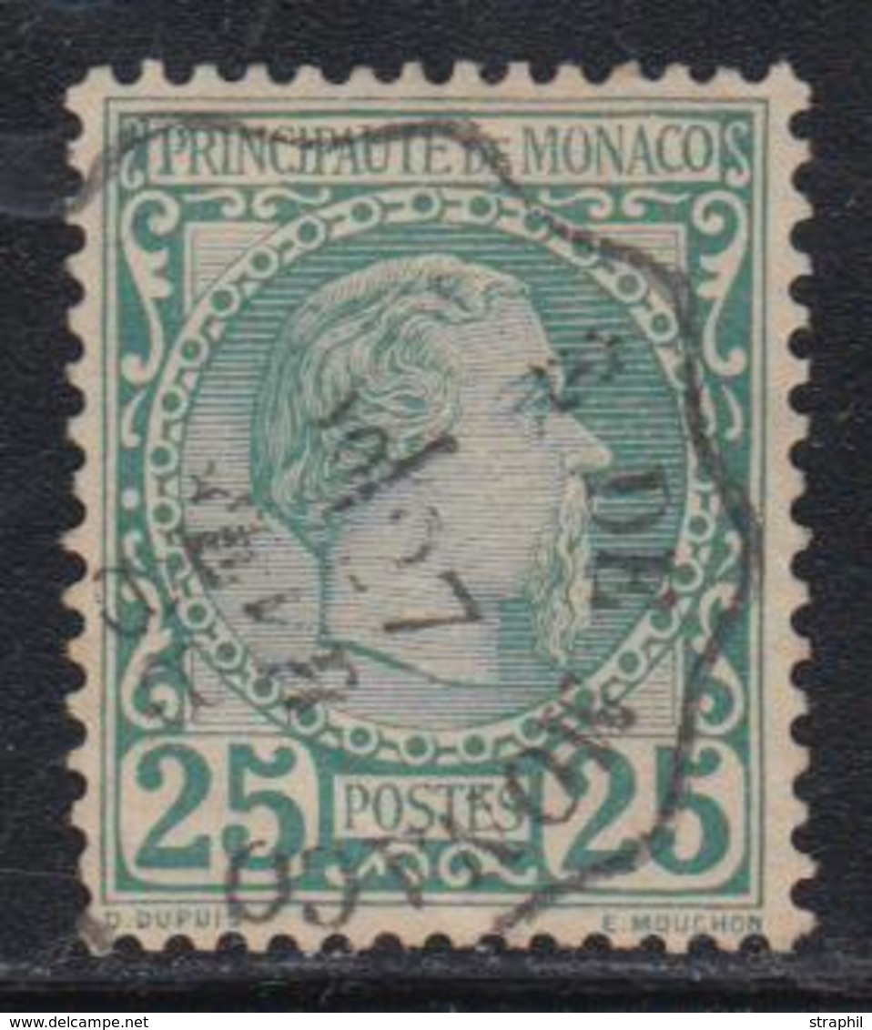 O TIMBRES POSTE - O - N°6 - 25c Vert - TB - Other & Unclassified