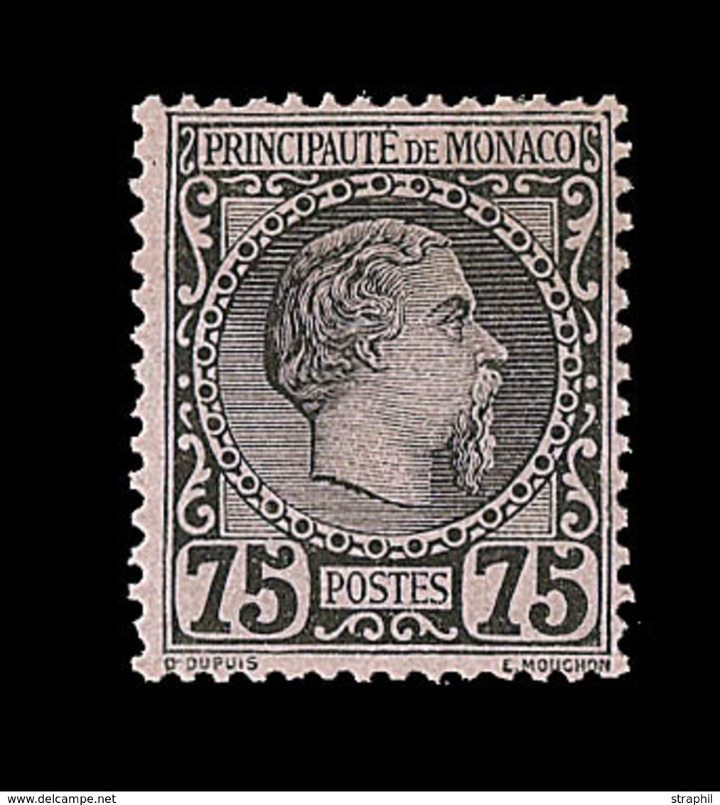 * TIMBRES POSTE - * - N°8 - 75c Noir S/rose - TB - Other & Unclassified