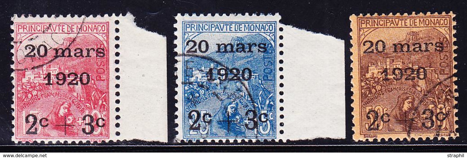 O TIMBRES POSTE - O - N°34/36 - 3 Valeurs - TB - Other & Unclassified