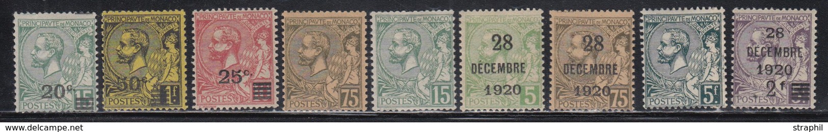 ** TIMBRES POSTE - ** - N°44/5, 47/53 - TB - Other & Unclassified