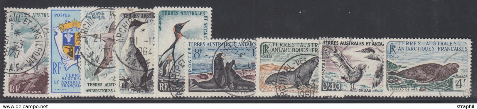 ** T.A.A.F - ** - N°12/17 - 9 Val - TB - Unused Stamps