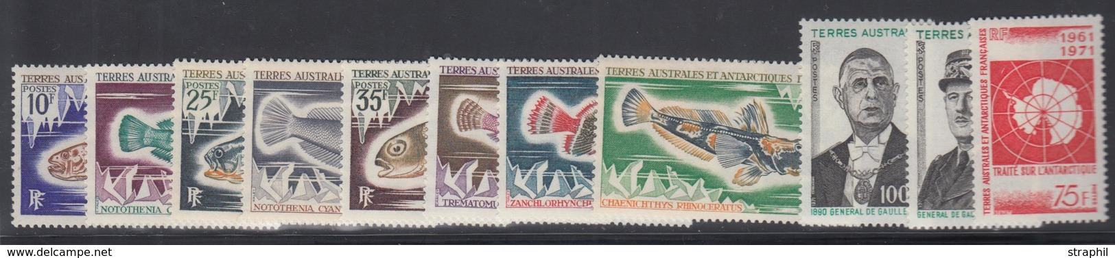 ** T.A.A.F - ** - N°34/9, 43/7 - TB - Unused Stamps