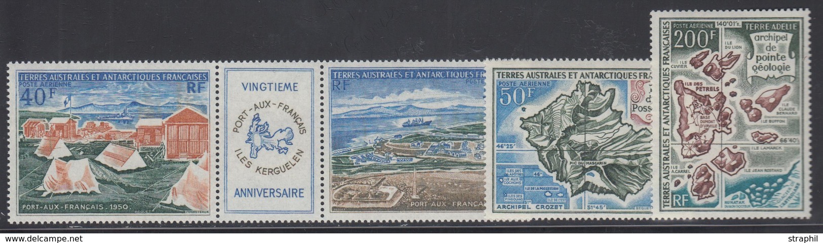 ** T.A.A.F - POSTE AERIENNE  - ** - N°23/4, 26A - TB - Airmail