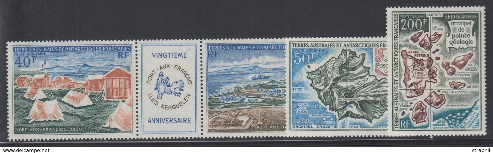 ** T.A.A.F - POSTE AERIENNE  - ** - N°23/24, 26A - TB - Airmail