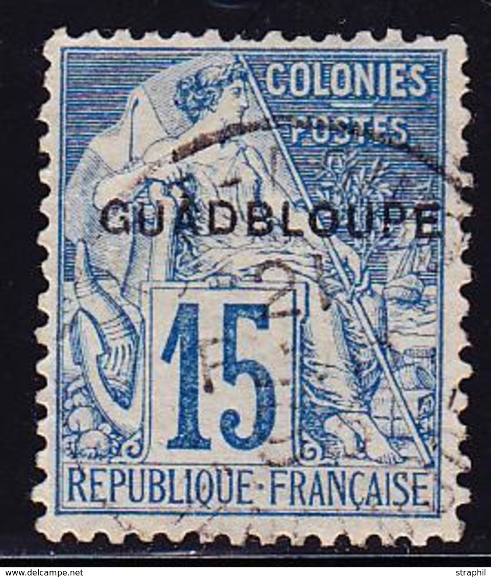 O GUADELOUPE  - O - N°19a (B)  - Surcharge GUAD"B"LOUPE- TB - Autres & Non Classés