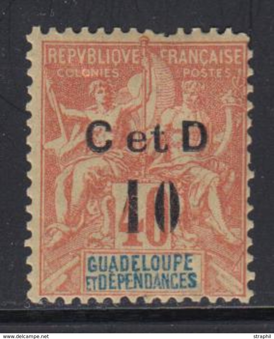 * GUADELOUPE  - * - N°46h - "C" Au Lieu De "G" - TB - Autres & Non Classés