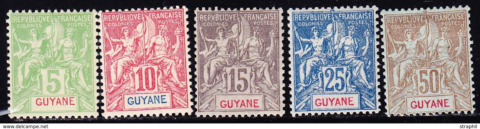 * GUYANE  - * - N°43/47 - TB - Other & Unclassified