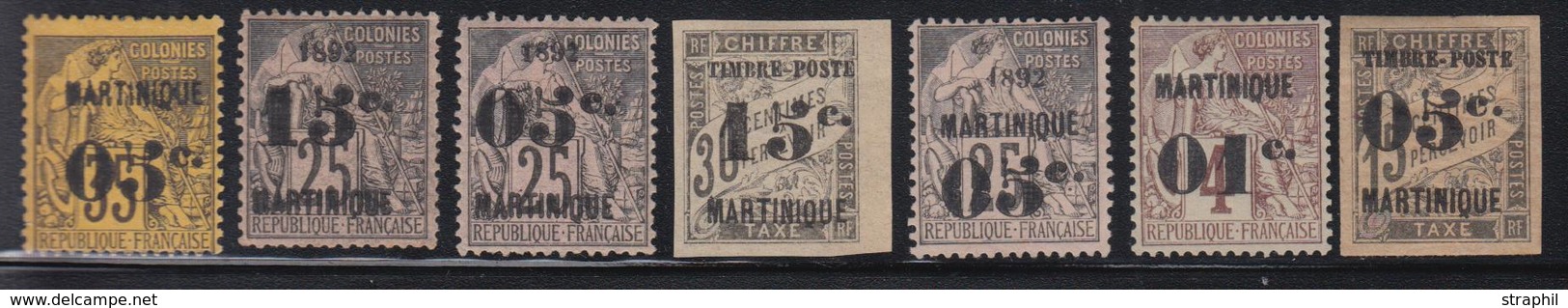 * MARTINIQUE - * - N°5 - Surch. 15/20 - B/TB - Other & Unclassified