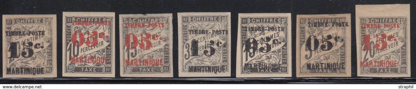 * MARTINIQUE - * - N°19/25 - Les 7 Val. - TB - Other & Unclassified