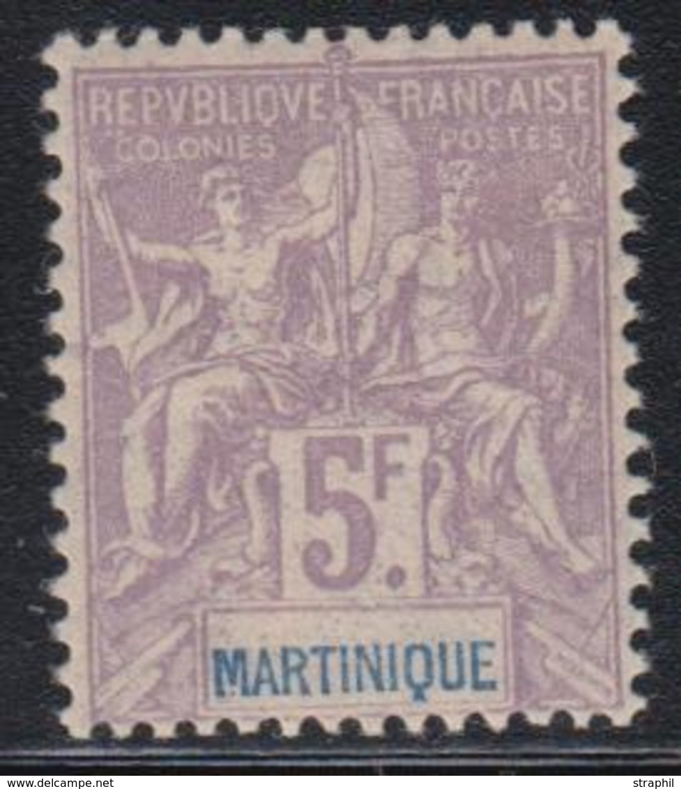 * MARTINIQUE - * - N°51 - 5F Lilas - TB - Autres & Non Classés