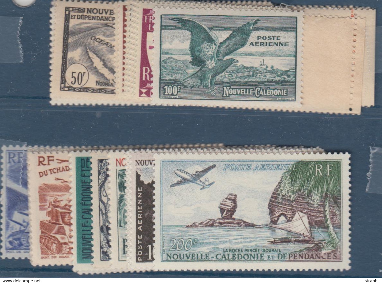 ** NELLE CALEDONIE - POSTE AERIENNE - ** - N°39/63, 65/72 - TB - Vide