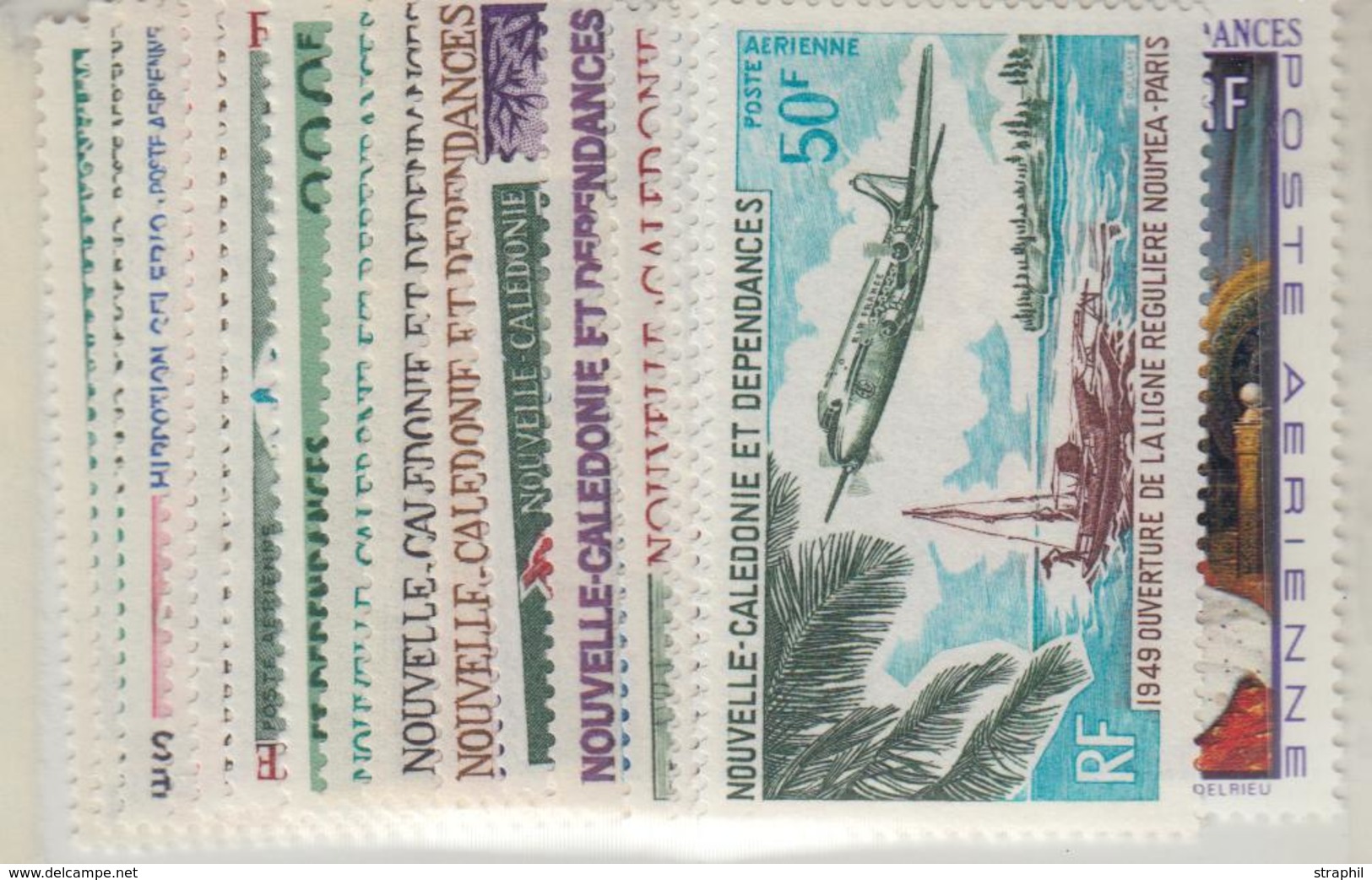 ** NELLE CALEDONIE - POSTE AERIENNE - ** - N°91/109 - Années 1967/69 - TB - Vide