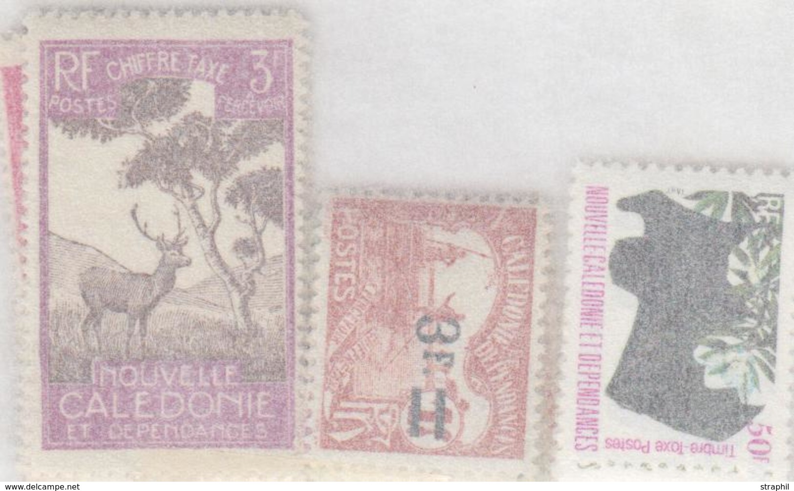 ** NELLE CALEDONIE - TIMBRES TAXE - ** - N°16/38, 49/57 - TB - Vide